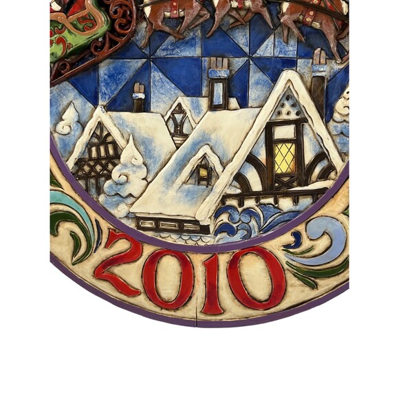 2010 Jim Shore Heartwood Creek Dash Away All Plate #4017641 Enesco Figurine - Picture 8 of 15